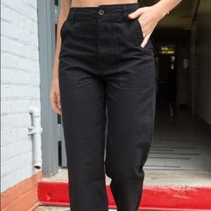 brandy melville black kim pants